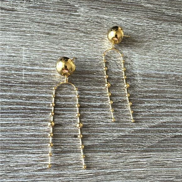 Bohemian drop earrings A345 - Picture 4 of 5